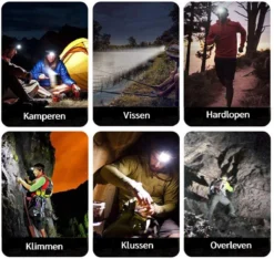 Detepo Led Hoofdlamp - USB Oplaadbaar - Hoofdlampje Met Wit En Rood Licht - Waterdicht En Verstelbaar - Voor Hardlopen En Klussen -Merkloos Verkoop 1200x1138 5