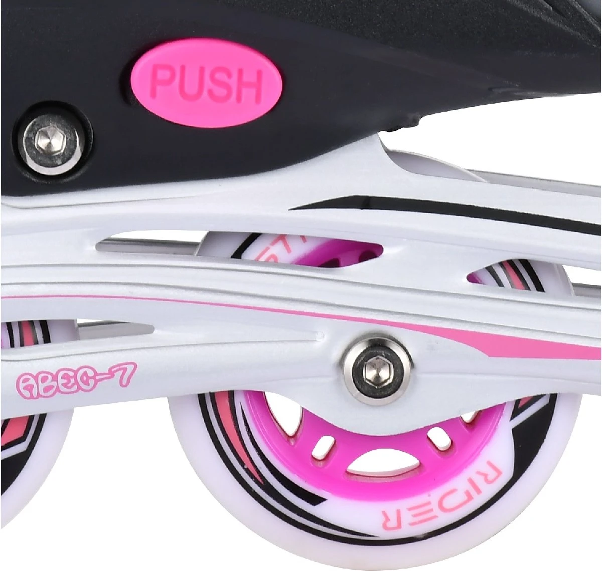 Street Rider Inlineskates Verstelbaar Maat 39-42 Roze/grijs 2 Street Rider Inlineskates Verstelbaar Maat 39-42 Roze/grijs - Afbeelding 2
