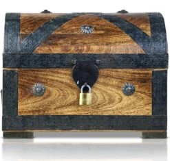 Brynnberg Piratenschatkist - Houten Kist Bruin - Handgemaakt Vintage Met Slot 28x20x20cm - Het Ideale Geschenk (groot Met Slot) - Houten Schatkisten 9 Brynnberg Piratenschatkist - Houten Kist Bruin - Handgemaakt Vintage Met Slot 28x20x20cm - Het Ideale Geschenk (groot Met Slot) - Houten Schatkisten -Merkloos Verkoop 1200x1140 1