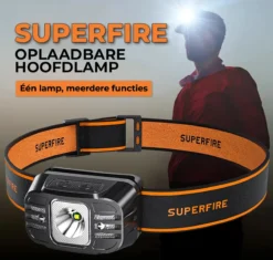 Hoofdlamp - Hoofdlamp LED Oplaadbaar - Bewegingssensor - Waterdicht - USB - Oplaadbaar - Kantelbaar - Hoofdlamp Rood /wit Licht - Hoofdlampen -Merkloos Verkoop 1200x1141 3