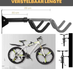 W&Z WallMount Fietsdrager - Ophangbeugel - Muurbeugel Fiets - Fietsbeugel - Opbergbeugel - Ophangsysteem - 2 Stuks -Merkloos Verkoop 1200x1142 11