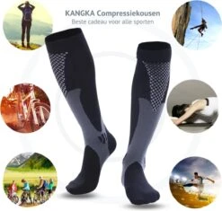 KANGKA Compressiekousen Met 20-30 MmHg - Compressie Sokken Maat 42 Tot 46 (XXL) - Sportsokken - Hardloopsokken -Merkloos Verkoop 1200x1143 1