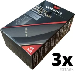 ESTARK® - 3 X Binnenband 28 Inch / 28" Voor De Fiets / Dunlop Ventiel / Racefiets / Mountainbike / 40 Mm / Band 40 / 30 - 622 Wiel / 28 * 1 5/8 * 1 3/8 / 28 " (A) -Merkloos Verkoop 1200x1143 11