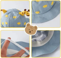 GoudenGracht - Zonnehoedje Baby - Baby Hoedje - Baby Pet - Safari - 6 Tot 36 Maanden -Merkloos Verkoop 1200x1143 4