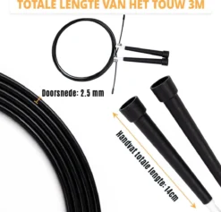 Springtouw Speedrope Voor Volwassenen - Sport En Fitness Speed Rope - Touwtje Springen - Zwart -Merkloos Verkoop 1200x1152 1
