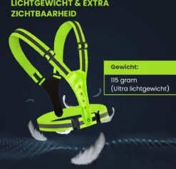 Ferodelli Hardloopvest Met Verlichting - LED Reflectievest - Reflecterend Hardloopvest - Hardloop Verlichting -Merkloos Verkoop 1200x1152 7