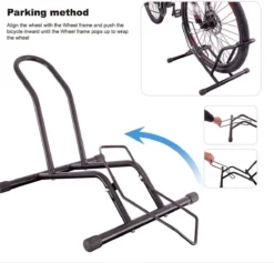 Merkloos Decopatent® Fietsenrek Voor Of Achterwiel - Fietsen Rek Racefiets, Mountainbike, Mtb Etc - Fietshouder - Achterwiel Standaard / Voorwiel Standaard - Bike Stand - Fietsstandaard Fietsen - Zwart -Merkloos Verkoop 1200x1152 9
