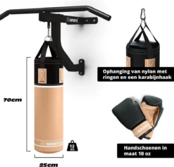 ScSPORTS® Bokszak - Incl. Bokshandschoenen - Sporttas - Bandages - 12 Kg - Boksset -Merkloos Verkoop 1200x1153 6