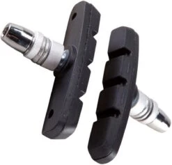 Universele Remblokjes - Remschoen - Rubber - Set 2 Stuks - Fietsen Rubberen Remblok - Remblokkenset - Verstelbaar - V Brake - DELUXE - Zwart