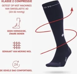 STOX Energy Socks - Sokken Voor Mannen - Premium Compressiesokken - Comfortabele Steunkousen - Vochtafdrijvend - Voorkom Pijnlijke Benen En Voeten - Voorkom Rusteloze Benen -Merkloos Verkoop 1200x1156