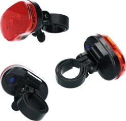 Dresco Achterlicht Fiets 3 Led's | Fietsverlichting Led | Achterlicht Met Batterij En Knipperlicht -Merkloos Verkoop 1200x1158 8
