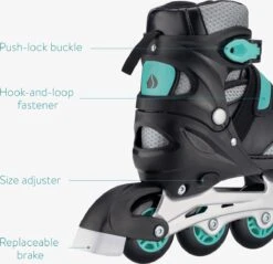 Navaris Verstelbare Skeelers Verschillende Maten - Verstelbare Skates Voor Meisjes En Jongens - Inline Skates Kinderen Blauw/grijs - Meerdere Maten 10 Navaris Verstelbare Skeelers Verschillende Maten - Verstelbare Skates Voor Meisjes En Jongens - Inline Skates Kinderen Blauw/grijs - Meerdere Maten -Merkloos Verkoop 1200x1159 2