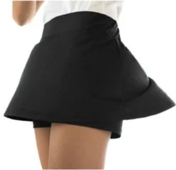 Roly Tenniskleding - Sportrok - Vrouwen - Zwart - Tennisrokje - Met Een Nauwsluitende Binnenbroek