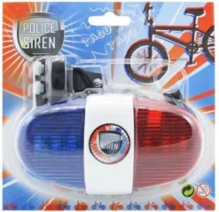 Toi Toys Fiets Politie Sirene En Zwaailicht