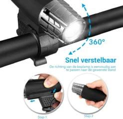 TIGIOO Fietslamp - Fietslampjes Set Koplamp - Fietslamp Voorlicht & Achterlicht USB Oplaadbaar -Merkloos Verkoop 1200x1162 14