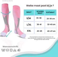Kangka Compressiekousen 20-30 MmHg - Compressie Sokken Maat L/XL (39-42) - Roze 17 Kangka Compressiekousen 20-30 MmHg - Compressie Sokken Maat L/XL (39-42) - Roze -Merkloos Verkoop 1200x1166 5