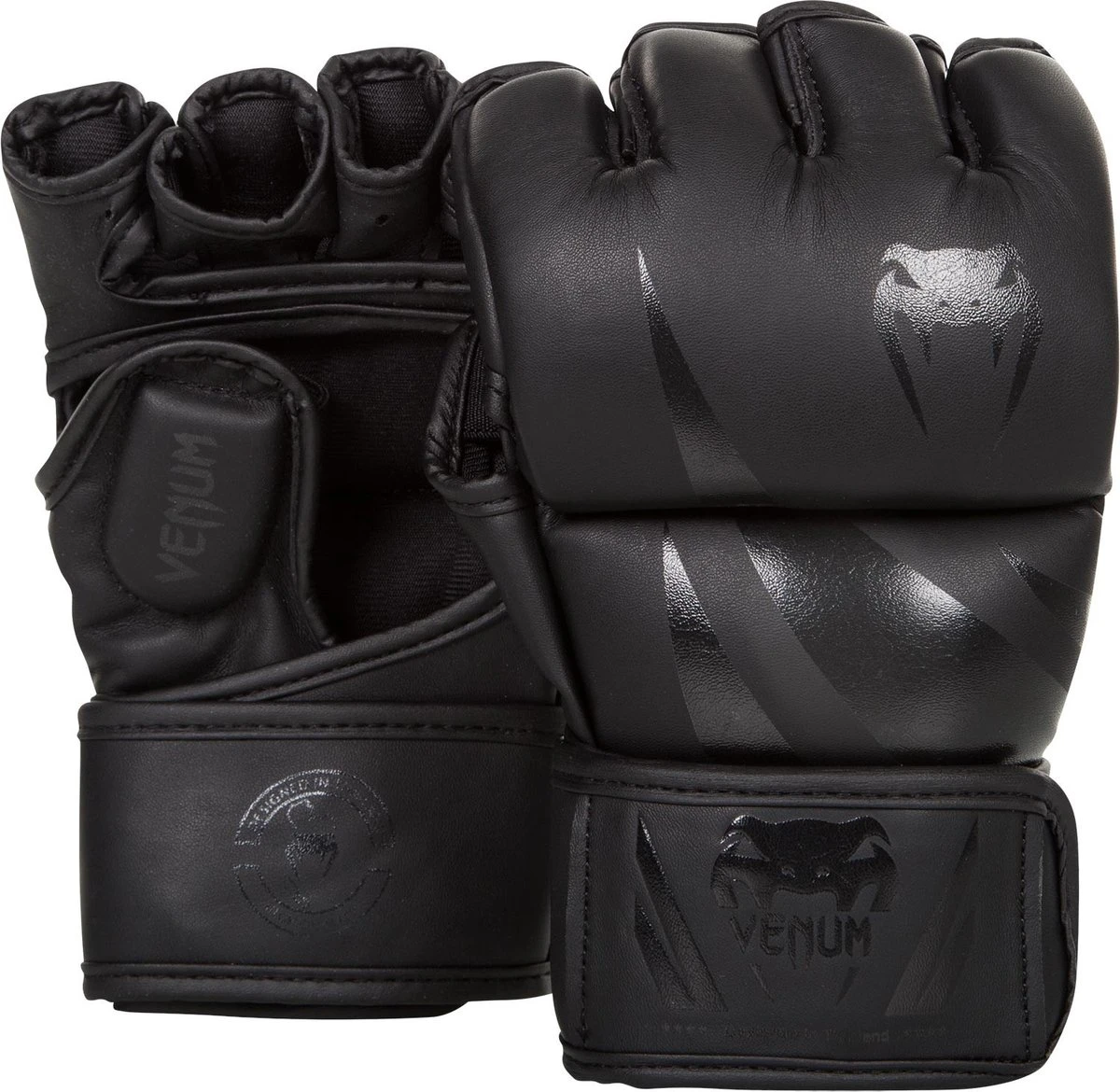 Venum Challenger MMA Gloves Black / Black - Zwart - L/XL 1 Venum Challenger MMA Gloves Black / Black - Zwart - L/XL