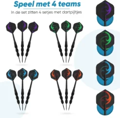 Bolke® - Dartpijlen - Dart Flights - Dartpijlen Set Van 12 Stuks - Hoge Kwaliteit - Luxe - 20 Gram Dartpijlen -Merkloos Verkoop 1200x1170 18