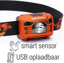 LED Hoofdlamp - Oplaadbaar | Waterdicht | King Mungo KMHL019