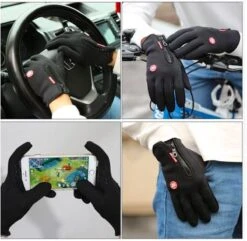 Fietshandschoenen Winter - Handschoenen - Sport Handschoenen Met Rits - Touchscreen Telefoon - Anti Slip Gloves - Heren / Dames - Maat S - Zwart - Kerst Cadeautje 8 Fietshandschoenen Winter - Handschoenen - Sport Handschoenen Met Rits - Touchscreen Telefoon - Anti Slip Gloves - Heren / Dames - Maat S - Zwart - Kerst Cadeautje -Merkloos Verkoop 1200x1172 7