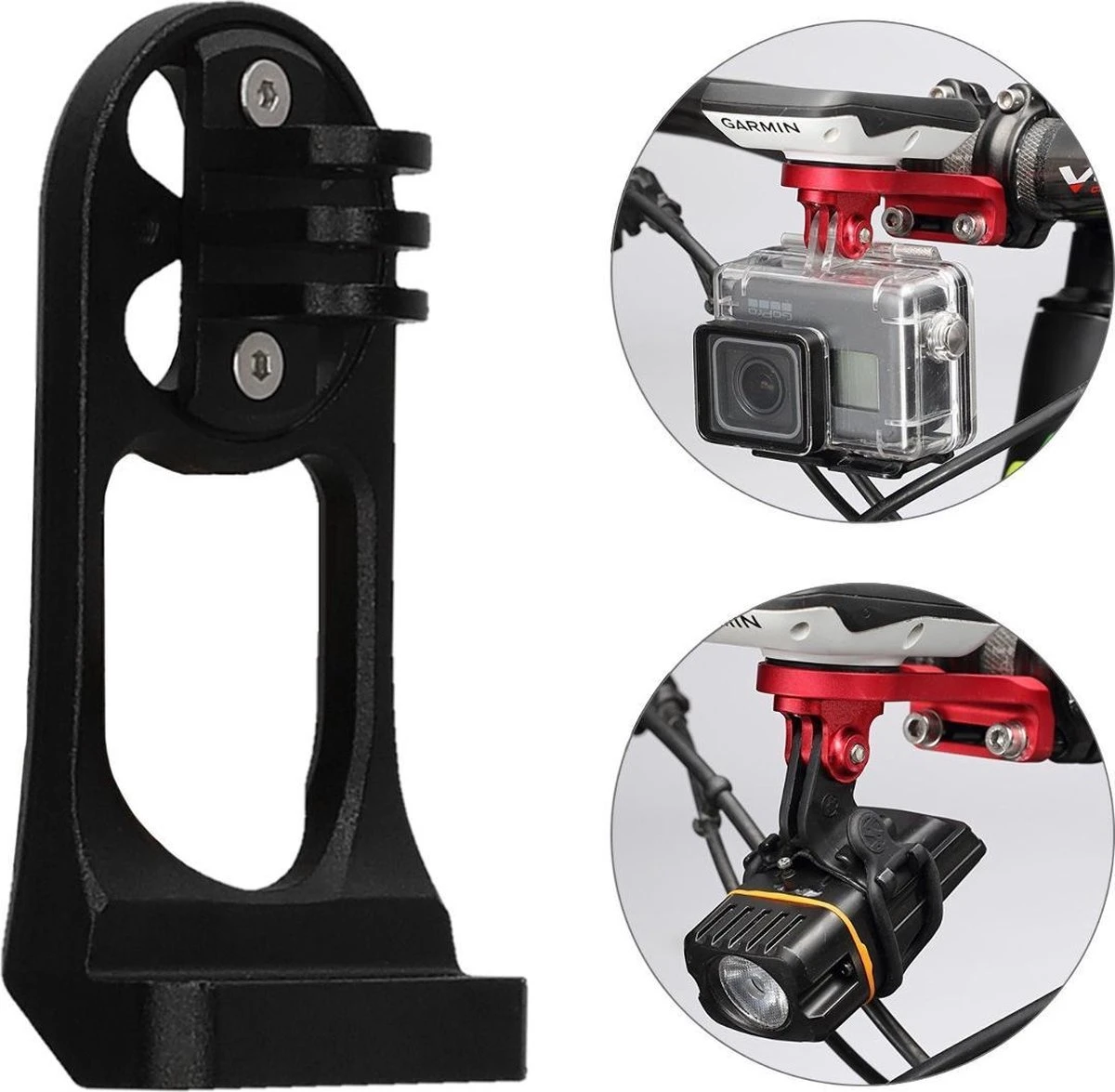 Kwmobile Houder Voor Garmin Edge / Bryton Rider / CatEye - Fietshouder Voor Navigatiesysteem - Stuurhouder In Zwart 4 Kwmobile Houder Voor Garmin Edge / Bryton Rider / CatEye - Fietshouder Voor Navigatiesysteem - Stuurhouder In Zwart - Afbeelding 4