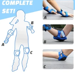 Bolke® - Skate Beschermset - Skeeler Beschermset - Skate Bescherming - Skeeler Beschermset Kinderen - Fietsbescherming - Sportbescherming -Merkloos Verkoop 1200x1176 2