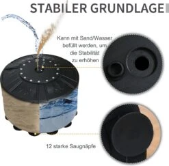 HOMCOM Bokszak Veersockel Vrijstaand Bokstraining Volwassenen Zwart A91-122 16 HOMCOM Bokszak Veersockel Vrijstaand Bokstraining Volwassenen Zwart A91-122 -Merkloos Verkoop 1200x1179 8