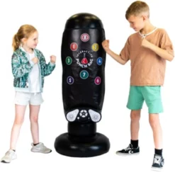 Rainbow Colours Interactieve Bokszak - Opblaasbare Bokspaal Voor Kinderen - LED - Geluidseffecten - Bluetooth -Merkloos Verkoop 1200x1180 6