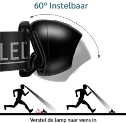 Detepo Led Hoofdlamp - USB Oplaadbaar - Hoofdlampje Met Wit En Rood Licht - Waterdicht En Verstelbaar - Voor Hardlopen En Klussen -Merkloos Verkoop 1200x1181 11