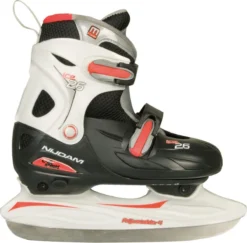 Nijdam IJshockeyschaats Junior Verstelbaar - Hardboot - Zwart/Rood - 38-41 -Merkloos Verkoop 1200x1181 3