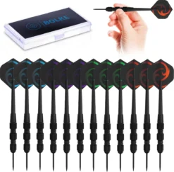 Bolke® - Dartpijlen - Dart Flights - Dartpijlen Set Van 12 Stuks - Hoge Kwaliteit - Luxe - 20 Gram Dartpijlen