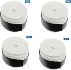 Witte Overgrip (tijdelijk 2+2) -Vernieuwd Met Steviger Grip! - Racket Overgrip - Tennisgrip - Softgrip - Absorberende Overgrip - Tennis - Soft - Extra Grip - 4 Stuks - Badminton - Squash - Padel