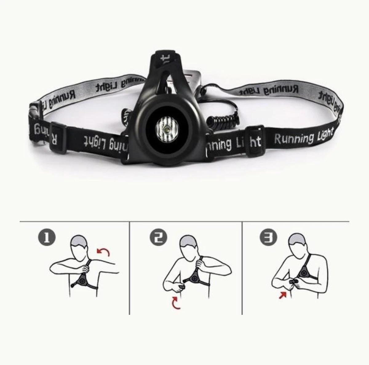 Merkloos Hardloop Verlichting- Reflecterend Vest LED - Hardloopvest - Hardloop Licht - Hardloopverlichting - Hardlooplamp - Lamp 4 Merkloos Hardloop Verlichting- Reflecterend Vest LED - Hardloopvest - Hardloop Licht - Hardloopverlichting - Hardlooplamp - Lamp - Afbeelding 4