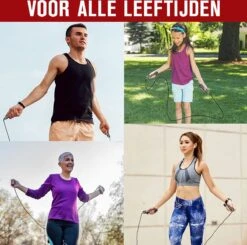 FitBoostR - 2 Stuks - Professioneel Springtouw Met Extra Gewicht - Sport - Verstelbaar - Verzwaard - Rood - Volwassen En Kinderen - Touwtje Springen - Speedrope Conditie & Krachttraining - Thuis Oefeningen & Buitensport Fitness Artikelen -Merkloos Verkoop 1200x1188 2
