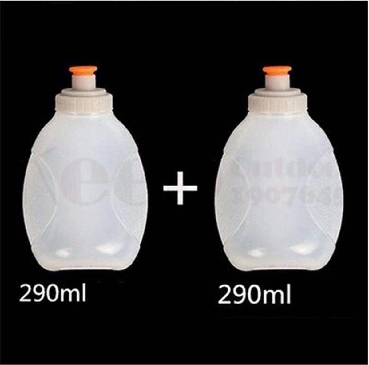 Merkloos Drinkgordel Met 2 Drinkflessen - Hardloop Riem Band / Telefoon Sport Heupriem Met Bidons 2 Merkloos Drinkgordel Met 2 Drinkflessen - Hardloop Riem Band / Telefoon Sport Heupriem Met Bidons - Afbeelding 2