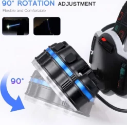 PuroTech - Militaire Hoofdlamp - Hoofdlamp LED Oplaadbaar - Extra Krachtig - Hoofdlampje - 8 LED-koplampen - 18000 Lumen - 600 Meter Bereik - Verstelbaar - Militaire Zaklamp -Merkloos Verkoop 1200x1189 3