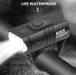 Fietslamp LED, Fietslicht, Fietsverlichting, Racefiets, Voorlicht, Oplaadbaar, Micro USB, Verstelbaar, Zwart -Merkloos Verkoop 1200x1190 17