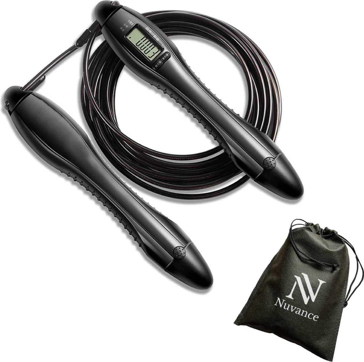 Nuvance - Professioneel Sport Springtouw Met Teller - Verstelbaar - Volwassenen En Kinderen - Jump Rope - Speedrope 1 Nuvance - Professioneel Sport Springtouw Met Teller - Verstelbaar - Volwassenen En Kinderen - Jump Rope - Speedrope