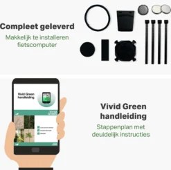 Vivid Green Draadloze Fietscomputer Snelheidsmeter - Mountainbike - Kilometerteller - Fiets Accessoires - Racefiets - Draadloos -Merkloos Verkoop 1200x1193 27