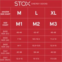 STOX Energy Socks - Sokken Voor Mannen - Premium Compressiesokken - Comfortabele Steunkousen - Vochtafdrijvend - Voorkom Pijnlijke Benen En Voeten - Voorkom Rusteloze Benen -Merkloos Verkoop 1200x1194 13