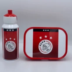 Merkloos Ajax Mepal Lunchset Lunchbox & Pop-up Beker - Lekvrij - Uitstekende Kwaliteit