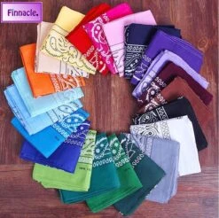 Finnacle - Hip Hop Bandana 100% Katoen Bandana Rood Vierkante Sjaal 50cm * 50cm Hoofdband Boerenzakdoek Voor Vrouwen/Mannen/Jongens/Meisjes -Merkloos Verkoop 1200x1195 24
