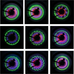 Merkloos 2x Fiets Spaak LED Verlichting - 30 Patronen - Spaakverlichting - Kinderfiets -Merkloos Verkoop 1200x1195 35