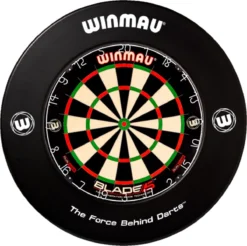 Winmau Printed Black Dartboard Surround Zwart Rond -Merkloos Verkoop 1200x1195 37