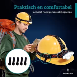 Ultrakrachtige Militaire Hoofdlamp USB Oplaadbaar - Met 8 LED Koplampen - 18000 Lumen - 500 Meter Bereik - Verstelbaar - INCLUSIEF Hardcase Opbergtas -Merkloos Verkoop 1200x1199 11