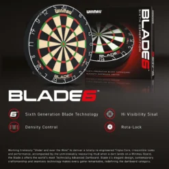 Winmau Blade 6 Dartbord 15 Winmau Blade 6 Dartbord -Merkloos Verkoop 1200x1199 40