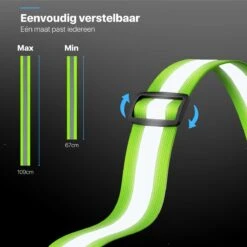 Tenify Reflecterend Hardloopvest - USB Oplaadbaar - Verstelbaar - Voor En Achter - Hardloop Verlichting - Borstlamp - Vest - Lichtjes - Wandel Lampjes -Merkloos Verkoop 1200x1200 1002