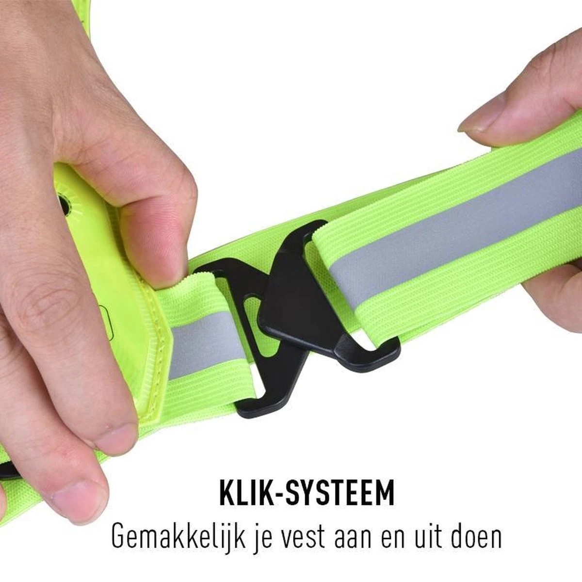 Athletix® - Hardloopvest Met Verlichting - LED - One-Size - Verstelbaar - Unisex - Sportvest - Met Batterijen 2 Athletix® - Hardloopvest Met Verlichting - LED - One-Size - Verstelbaar - Unisex - Sportvest - Met Batterijen - Afbeelding 2