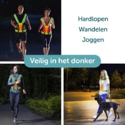 ForDig Veiligheidsvest USB Oplaadbaar Met Verlichting (Neon Groen) - Reflecterend Hardloopvest Met LED Lampjes - Verstelbaar Hardloophesje Geschikt Voor Wandelen / Joggen / Hardlopen / Fietsen / Schaatsen - One Size Fits All 13 ForDig Veiligheidsvest USB Oplaadbaar Met Verlichting (Neon Groen) - Reflecterend Hardloopvest Met LED Lampjes - Verstelbaar Hardloophesje Geschikt Voor Wandelen / Joggen / Hardlopen / Fietsen / Schaatsen - One Size Fits All -Merkloos Verkoop 1200x1200 1023