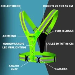 RTECH® Hardloopvest- Hardloop Verlichting - Veiligheidsvest - Hardloopvest Oplaadbaar - Hardlopen - Reflecterend Hesje - Inclusief Hardloop Verlichting Armband -Merkloos Verkoop 1200x1200 1029